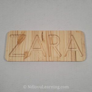Ndlovu Learning - Name Tracing Board - Zara